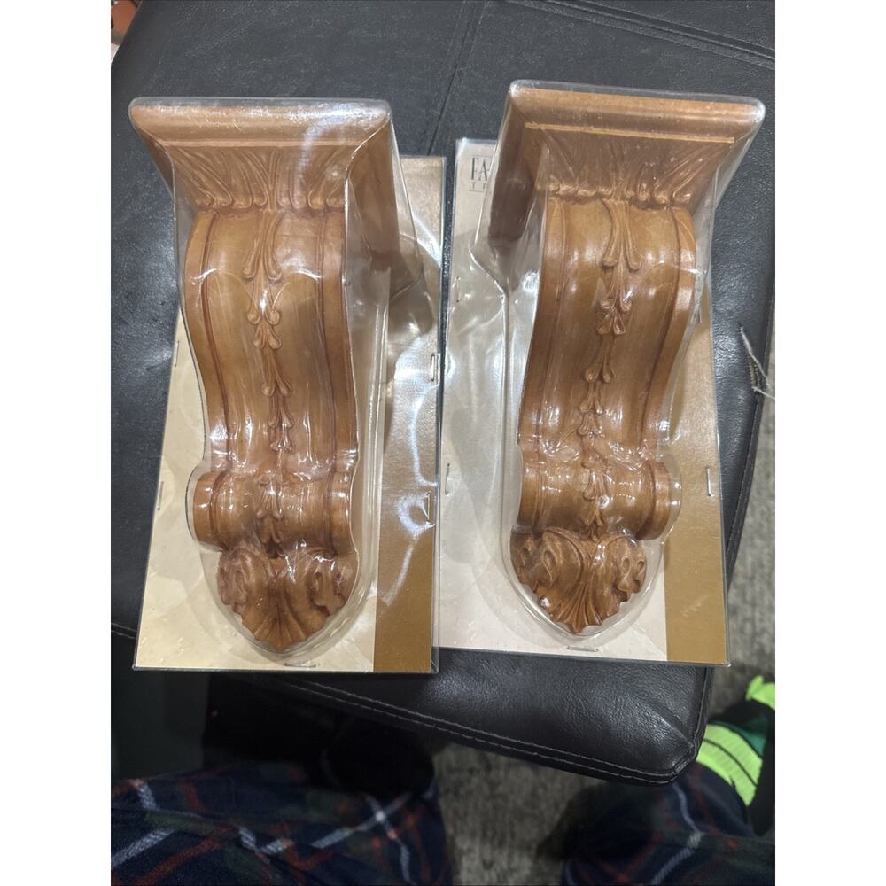 Lot Of 2 Fashion Trends By Kirsch Oak Curtain Mount